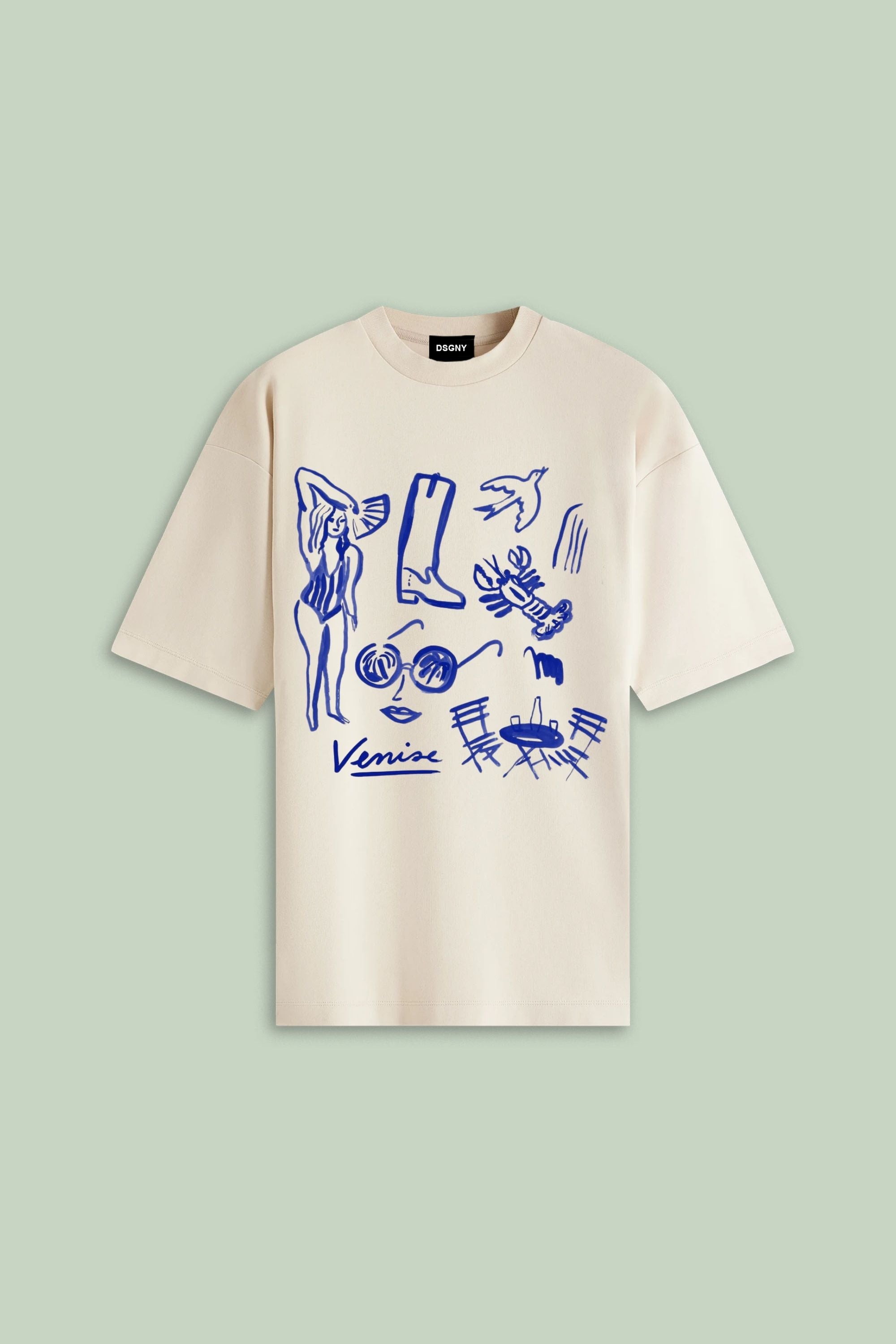 DISEGNY T-shirt VENEZIA TI AMO 01