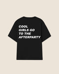 Hypebeast T-shirt black cool girls go to the afterparty