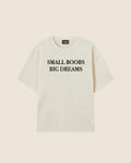 Hypebeast T-shirt white big dreams