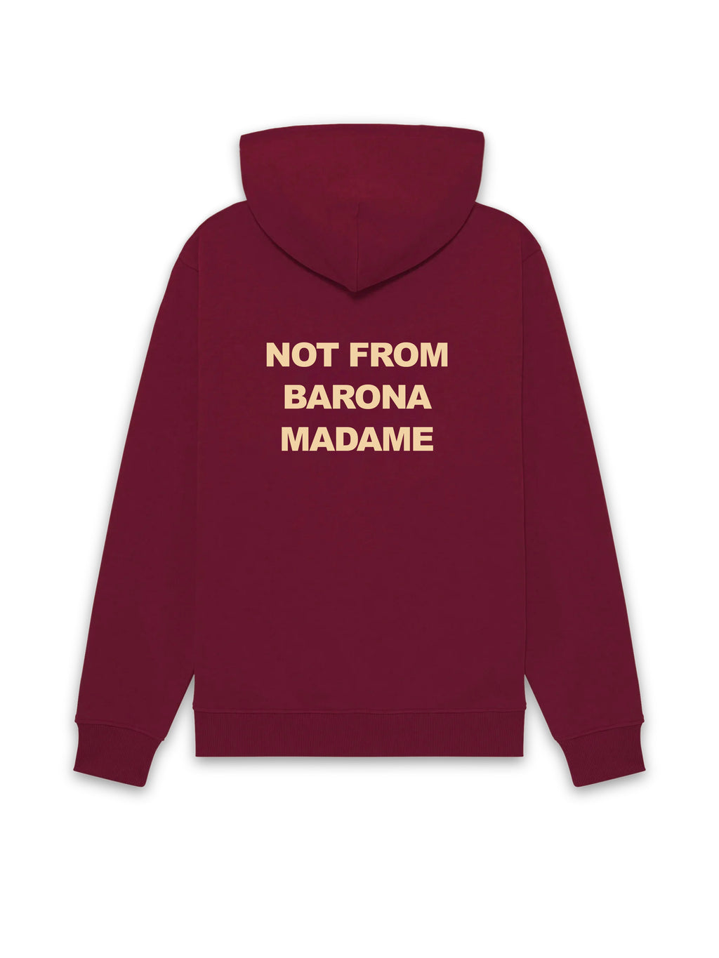 PRINTGANG HOODIE NOT FROM BARONA